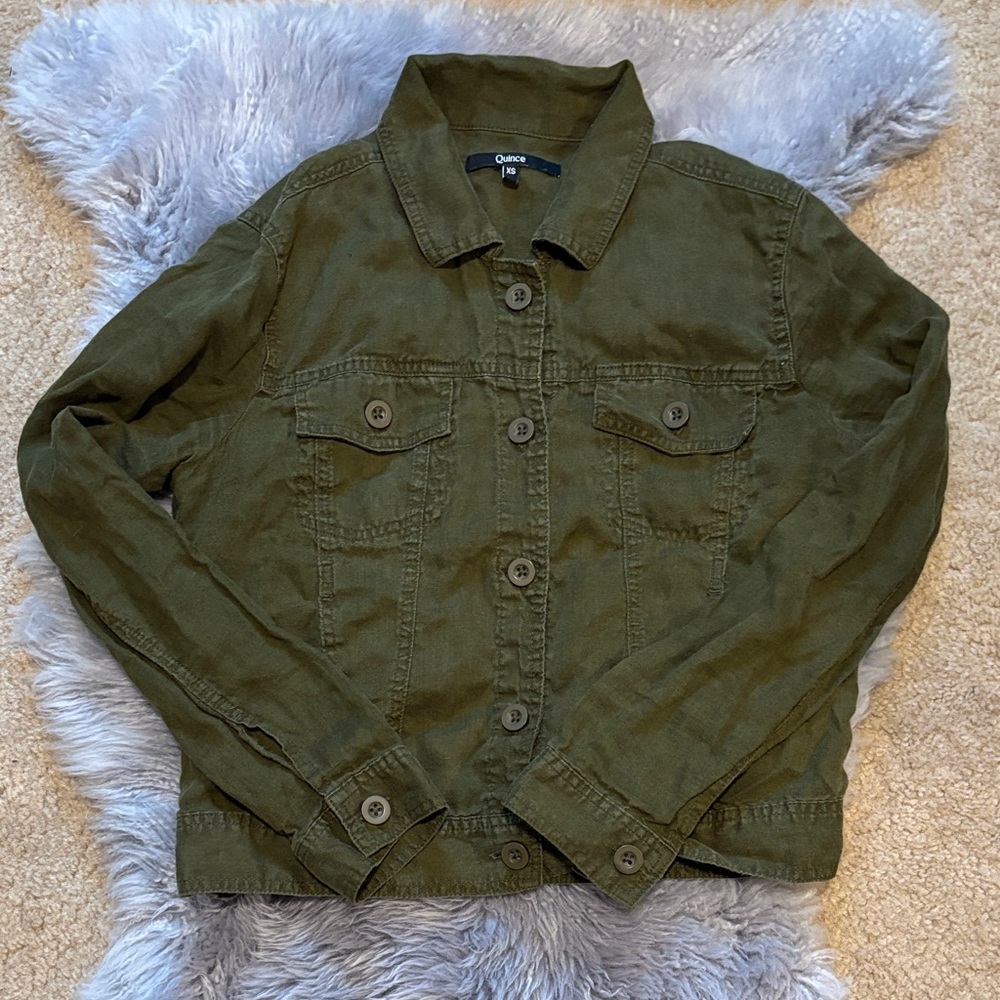 Quince 100% European Linen lightweight Jacket